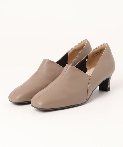 tehen(テーン)の「tehen テーン レディース べっ甲風ヒールストレッチパンプス TN1781(パンプス・レディース・ブラック/アイボリー/ベージュ系その他・23.5cm/23.0cm/24.5cm/24.0cm/22.5cm)」の3枚目の写真