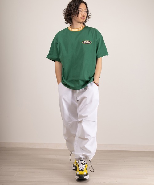 Dickies(ディッキーズ)の「【DICKIES/ディッキーズ】リブラインオーバルワッペンTシャツ/ビッグシルエット/ユニセックス(Tシャツ/カットソー・メンズ・ブルー/ブラック/グリーン/ホワイト/マスタード/ネイビー・M/L/XL)」の17枚目の写真