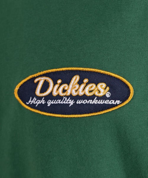 Dickies(ディッキーズ)の「【DICKIES/ディッキーズ】リブラインオーバルワッペンTシャツ/ビッグシルエット/ユニセックス(Tシャツ/カットソー・メンズ・ブルー/ブラック/グリーン/ホワイト/マスタード/ネイビー・M/L/XL)」の20枚目の写真