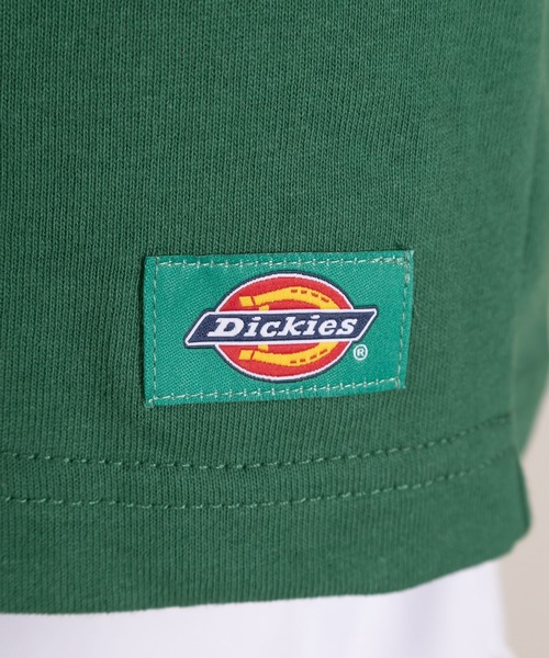 Dickies(ディッキーズ)の「【DICKIES/ディッキーズ】リブラインオーバルワッペンTシャツ/ビッグシルエット/ユニセックス(Tシャツ/カットソー・メンズ・ブルー/ブラック/グリーン/ホワイト/マスタード/ネイビー・M/L/XL)」の12枚目の写真