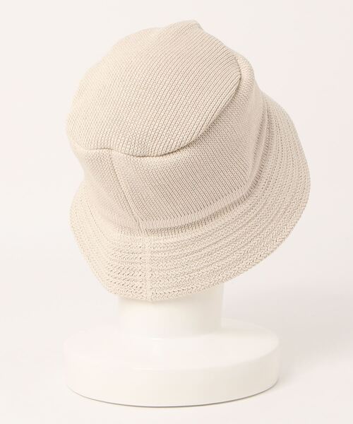 polcadot（ポルカドット）の「BASICS BUCKET/ペーパー バケットハット（ハット・レディース・ベージュ/ブラック・FREE）」の4枚目の写真