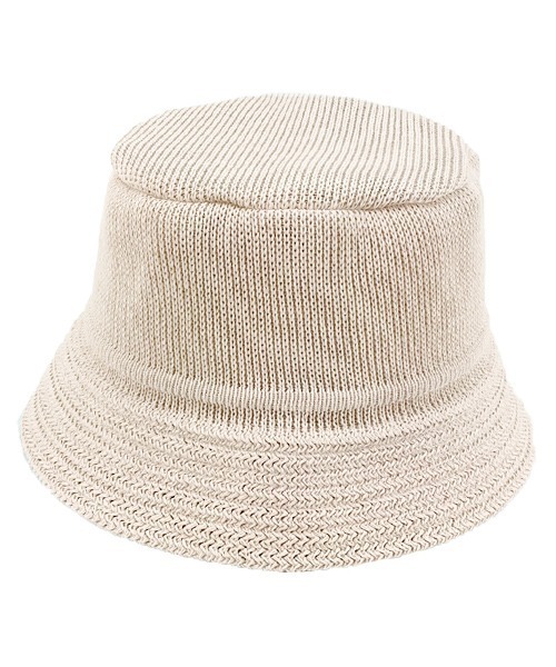 polcadot（ポルカドット）の「BASICS BUCKET/ペーパー バケットハット（ハット・レディース・ベージュ/ブラック・FREE）」の8枚目の写真