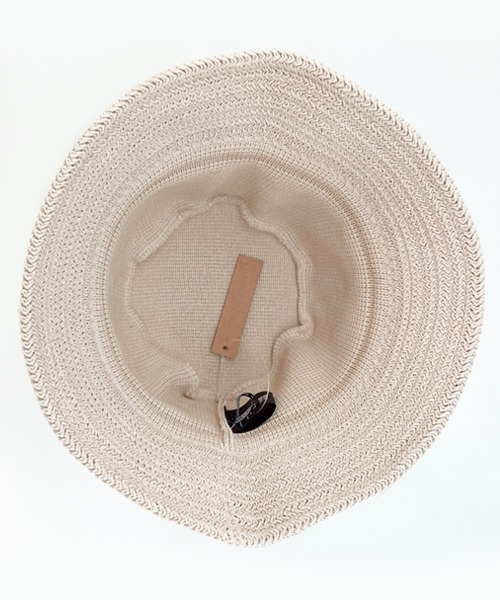 polcadot（ポルカドット）の「BASICS BUCKET/ペーパー バケットハット（ハット・レディース・ベージュ/ブラック・FREE）」の11枚目の写真