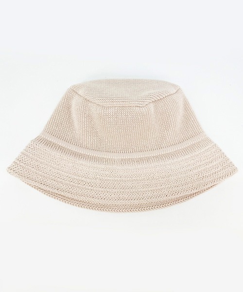 polcadot（ポルカドット）の「BASICS BUCKET/ペーパー バケットハット（ハット・レディース・ベージュ/ブラック・FREE）」の10枚目の写真