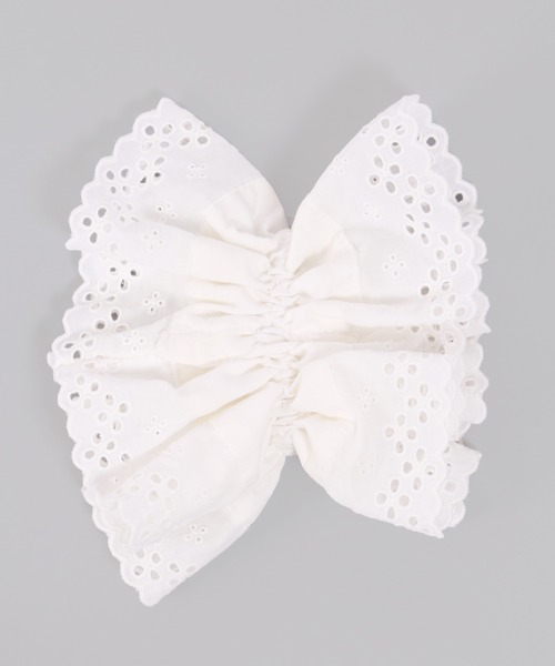 WC（ダブル シー）の「WC/コットンレースビッグシュシュ（シュシュ・レディース・ホワイト・FREE）」の5枚目の写真