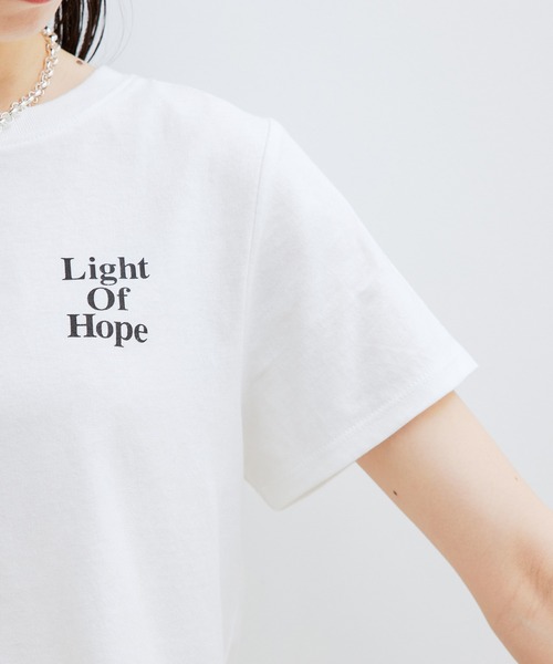 VIS(ビス)の「【洗える】USAコットンちびロゴTシャツ(Tシャツ/カットソー・レディース・ブラック/ホワイト/ピンク系その他2・FREE)」の20枚目の写真