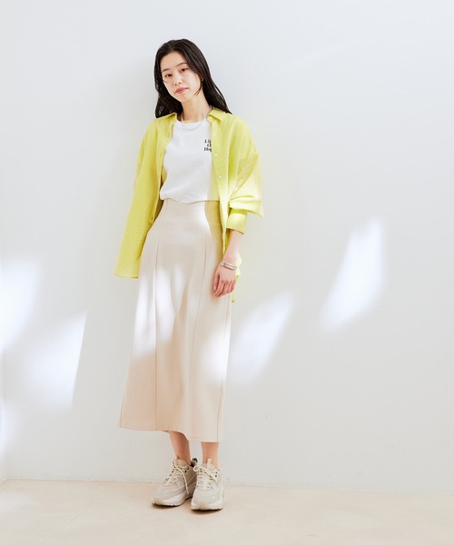 VIS(ビス)の「【洗える】USAコットンちびロゴTシャツ(Tシャツ/カットソー・レディース・ブラック/ホワイト/ピンク系その他2・FREE)」の15枚目の写真