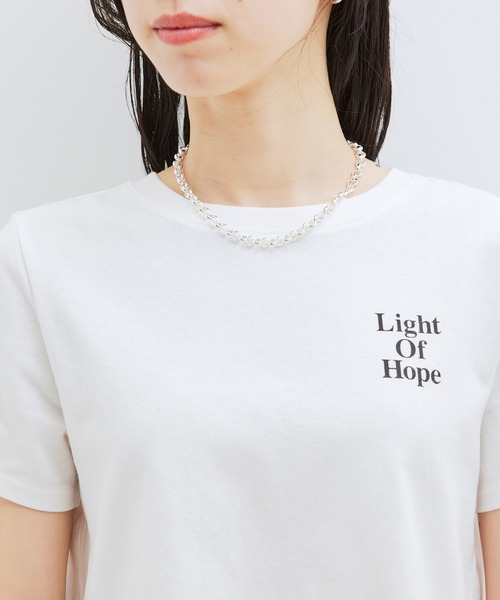 VIS(ビス)の「【洗える】USAコットンちびロゴTシャツ(Tシャツ/カットソー・レディース・ブラック/ホワイト/ピンク系その他2・FREE)」の18枚目の写真