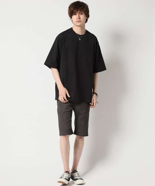 ARCADE(アーケード)の「コットンUSA ビッグシルエット ドロップショルダー 半袖 Tシャツ NEOSARTIC(Tシャツ/カットソー・メンズ・ベージュ/杢グレー/ブラック/サックスブルー/ライトグリーン/ラベンダー/ホワイト/ネイビー・LL/L/M)」の19枚目の写真