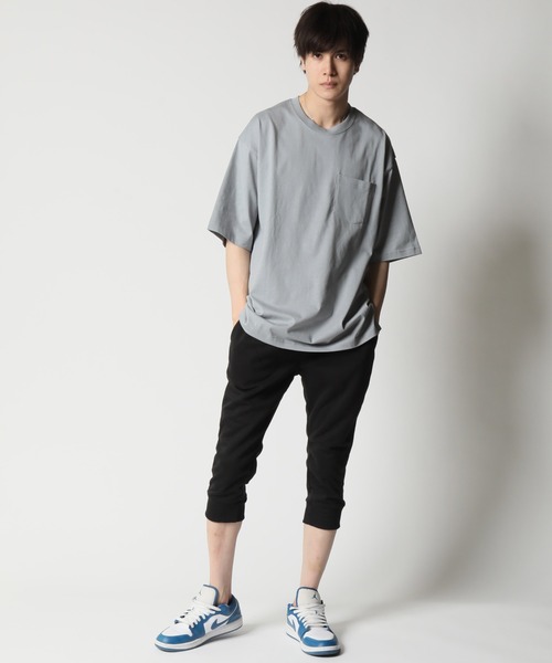 ARCADE(アーケード)の「コットンUSA ビッグシルエット ドロップショルダー 半袖 Tシャツ NEOSARTIC(Tシャツ/カットソー・メンズ・ベージュ/杢グレー/ブラック/サックスブルー/ライトグリーン/ラベンダー/ホワイト/ネイビー・LL/L/M)」の18枚目の写真