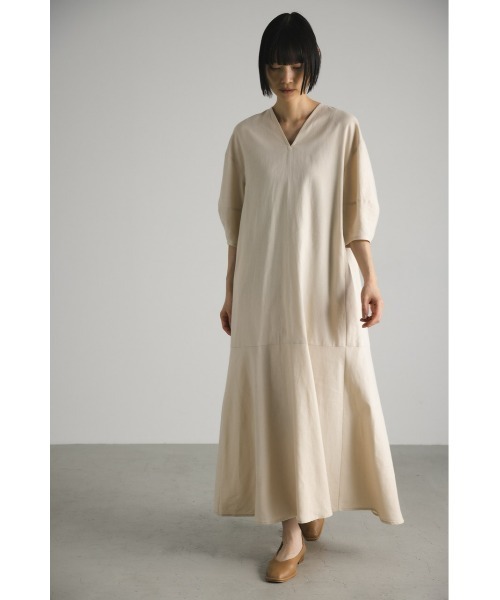 STYLEMIXER(スタイルミキサー)の「リネンソフトマーメイドワンピース(ワンピース・レディース・オレンジ/ネイビー/ライトベージュ・MEDIUM/SMALL)」の16枚目の写真