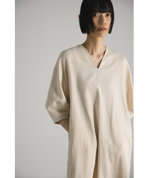 STYLEMIXER(スタイルミキサー)の「リネンソフトマーメイドワンピース(ワンピース・レディース・オレンジ/ネイビー/ライトベージュ・MEDIUM/SMALL)」の18枚目の写真