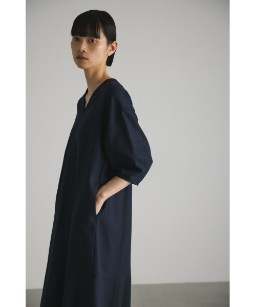 STYLEMIXER(スタイルミキサー)の「リネンソフトマーメイドワンピース(ワンピース・レディース・オレンジ/ネイビー/ライトベージュ・MEDIUM/SMALL)」の9枚目の写真