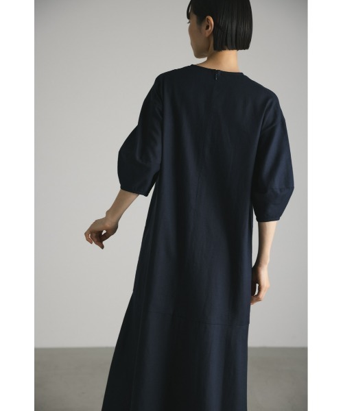 STYLEMIXER(スタイルミキサー)の「リネンソフトマーメイドワンピース(ワンピース・レディース・オレンジ/ネイビー/ライトベージュ・MEDIUM/SMALL)」の12枚目の写真