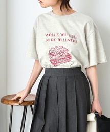 【forksy.】フードグラフィックTシャツ
