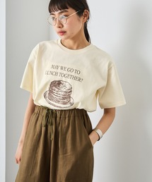 【forksy.】フードグラフィックTシャツ