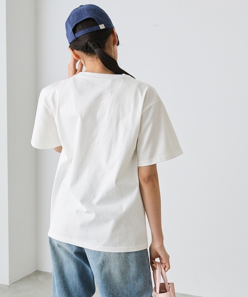 forksy.(フォルクシー)の「【forksy.】フードグラフィックTシャツ(Tシャツ/カットソー・レディース・アイボリー/オフホワイト/オートミール・FREE)」の13枚目の写真