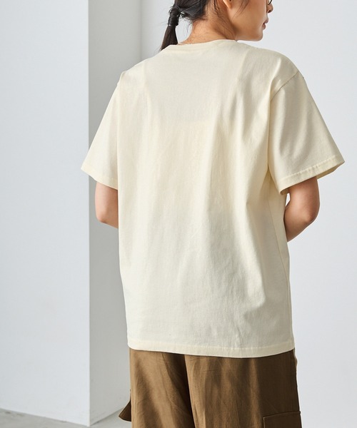 forksy.(フォルクシー)の「【forksy.】フードグラフィックTシャツ(Tシャツ/カットソー・レディース・アイボリー/オフホワイト/オートミール・FREE)」の15枚目の写真
