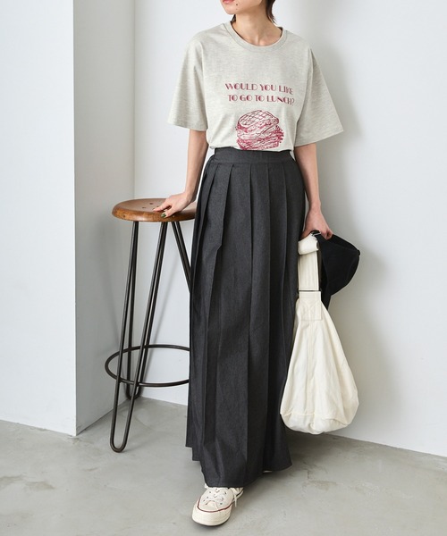 forksy.(フォルクシー)の「【forksy.】フードグラフィックTシャツ(Tシャツ/カットソー・レディース・アイボリー/オフホワイト/オートミール・FREE)」の20枚目の写真