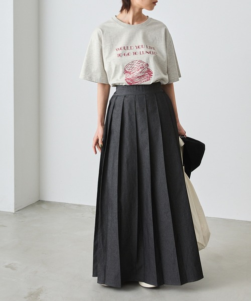 forksy.(フォルクシー)の「【forksy.】フードグラフィックTシャツ(Tシャツ/カットソー・レディース・アイボリー/オフホワイト/オートミール・FREE)」の21枚目の写真