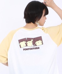 sanrio（サンリオ）の「sanrio（サンリオ）キャラクターバックプリント ビッグシルエット半袖ラグランTシャツ レディース メンズ（Tシャツ/カットソー・メンズ）」