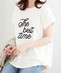 刺繍ロゴTシャツ