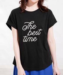 刺繍ロゴTシャツ