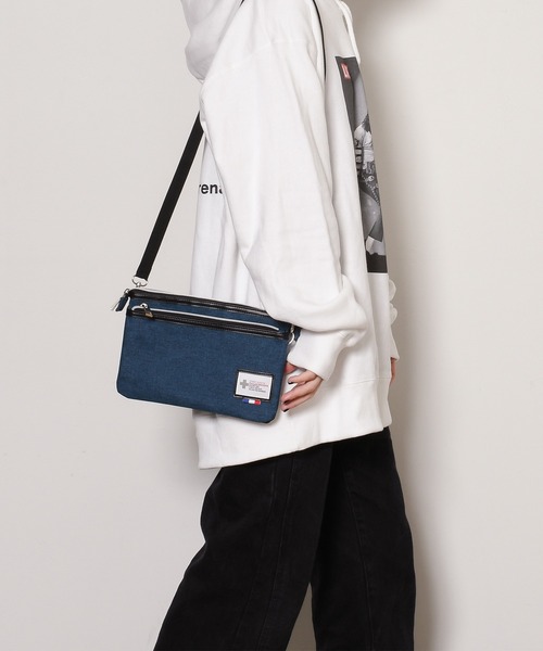 SVEC（シュベック）の「ポリキャンバス サコッシュ（ショルダーバッグ・レディース・ブラック/ネイビー・FREE）」の15枚目の写真