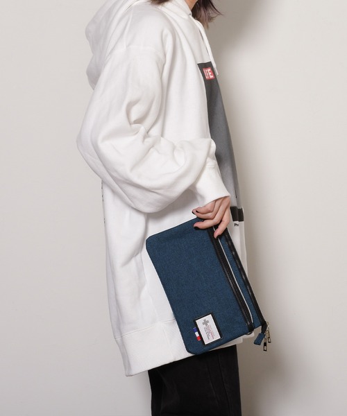 SVEC（シュベック）の「ポリキャンバス サコッシュ（ショルダーバッグ・レディース・ブラック/ネイビー・FREE）」の16枚目の写真