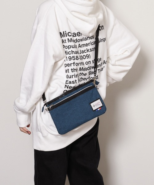 SVEC（シュベック）の「ポリキャンバス サコッシュ（ショルダーバッグ・レディース・ブラック/ネイビー・FREE）」の18枚目の写真