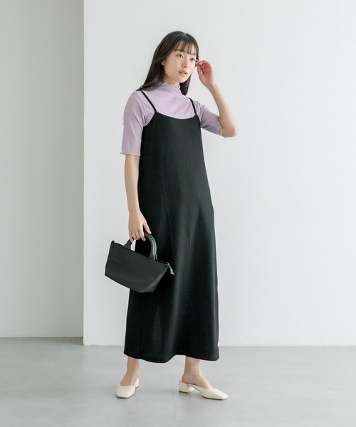 PUAL CE CIN（ピュアルセシン）の「シアー半袖2WAYプルオーバー（Tシャツ/カットソー・レディース・ライトグレー/ブラック/オフホワイト/パープル・FREE）」の6枚目の写真