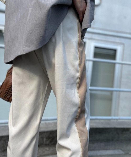 mi via loca（ミヴィアロカ）の「ラメとのダブルラインパンツ（その他パンツ・レディース・ベージュ/アイボリー/イエロー・FREE）」の17枚目の写真