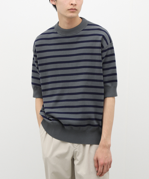 ROYAL MER(ロワイヤルメール)の「【ROYAL MER / ロワイヤル・メール】HUGO(ニット/セーター・メンズ・ホワイト/チャコールグレー/オリーブ/ブルー/その他1/その他2/その他8・MEDIUM/LARGE)」の5枚目の写真