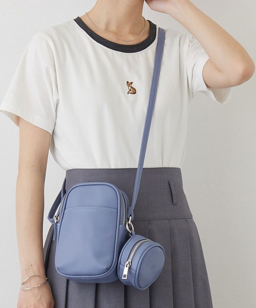 179/WG（イチナナキュウダブルジー）の「ポーチ付きショルダーバッグ（ショルダーバッグ・レディース・ブルー/ゴールド/ブラック・FREE）」の3枚目の写真