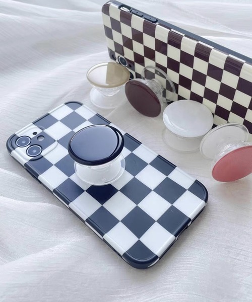 ROOPTOKYO（ループトウキョウ）の「▲Smartphones grip/スマホグリップ（スマホケース/カバー・レディース・ホワイト/コーラル/ライトグリーン/ブルー/グリーン/イエロー/ピンク/パープル/ブラック・FREE）」の12枚目の写真