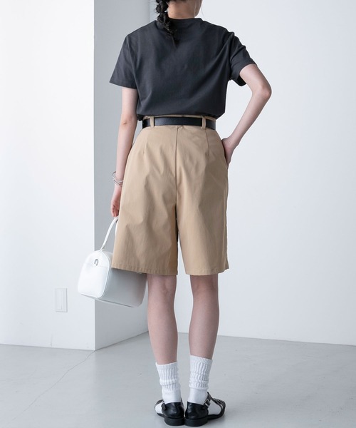 BONLECILL（ボンルシール）の「ラウンドフレンチロゴプリント 半袖Ｔシャツ（Tシャツ/カットソー・レディース・ピンク/チャコールグレー/オフホワイト・FREE）」の6枚目の写真