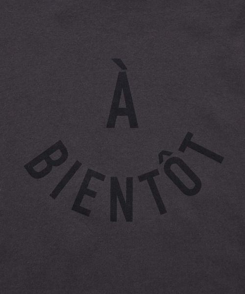 BONLECILL（ボンルシール）の「ラウンドフレンチロゴプリント 半袖Ｔシャツ（Tシャツ/カットソー・レディース・ピンク/チャコールグレー/オフホワイト・FREE）」の17枚目の写真