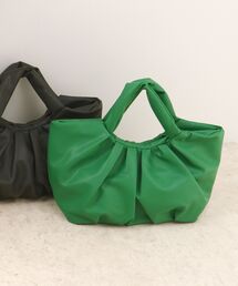 ギャザーハンドバッグ