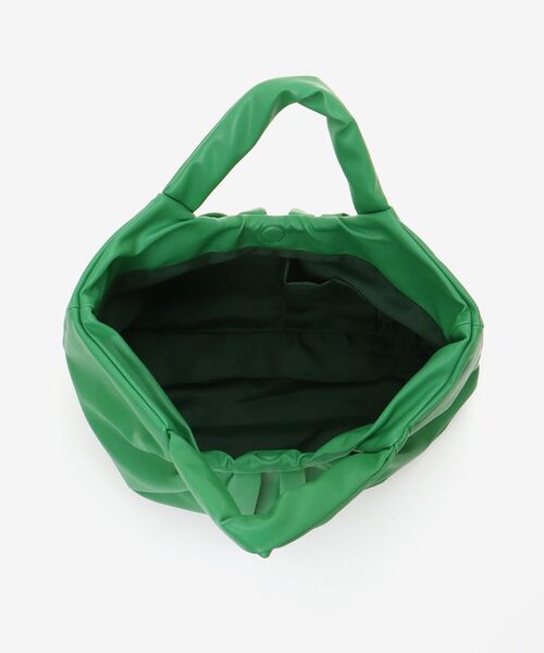 MAJESTIC LEGON（マジェスティックレゴン）の「ギャザーハンドバッグ（ハンドバッグ・レディース・ブラック/グリーン/ライトグレー・FREE）」の7枚目の写真