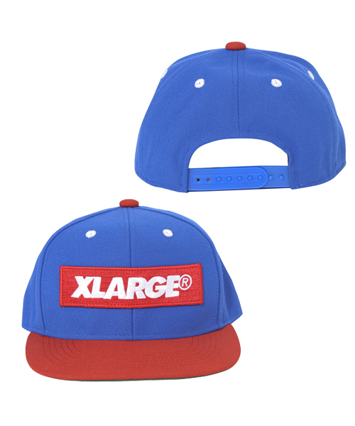 XLARGE KIDS(エクストララージキッズ)の「XL BB CAP LOGO(キャップ・キッズ・ブラック/レッド/ブルー・ONE SIZE)」の2枚目の写真