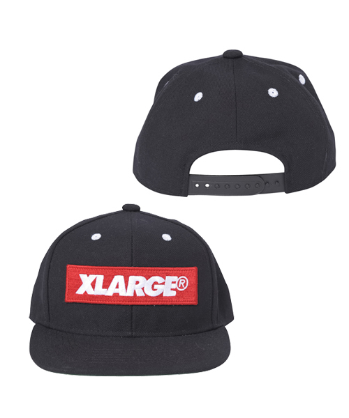 XLARGE KIDS(エクストララージキッズ)の「XL BB CAP LOGO(キャップ・キッズ・ブラック/レッド/ブルー・ONE SIZE)」の1枚目の写真