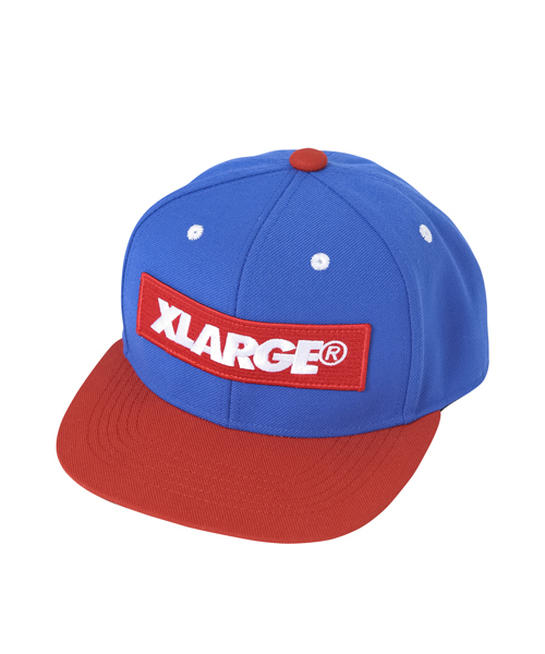 XLARGE KIDS(エクストララージキッズ)の「XL BB CAP LOGO(キャップ・キッズ・ブラック/レッド/ブルー・ONE SIZE)」の4枚目の写真