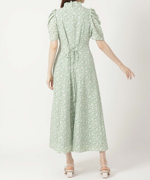 WILLSELECTION(ウィルセレクション)の「オープンネックフラワーワンピース(ワンピース・レディース・ブルー系その他/グリーン系その他/ブラック系その他・MEDIUM)」の12枚目の写真