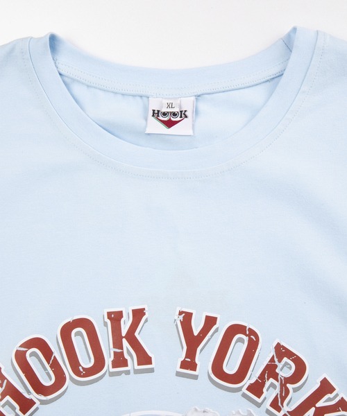 HOOK(フック)の「HOOK -original- 古着風都市グランジプリント半袖TEE (SS)(Tシャツ/カットソー・メンズ・ライトブルー/ブラック/グレー/ホワイト・M/L/XL)」の14枚目の写真