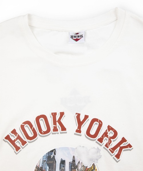 HOOK(フック)の「HOOK -original- 古着風都市グランジプリント半袖TEE (SS)(Tシャツ/カットソー・メンズ・ライトブルー/ブラック/グレー/ホワイト・M/L/XL)」の8枚目の写真