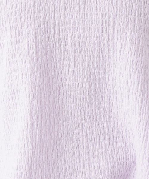 en recre(アンレクレ)の「【MONiLE】袖スリットブラウス(シャツ/ブラウス・レディース・ライラック/オフホワイト・2)」の6枚目の写真