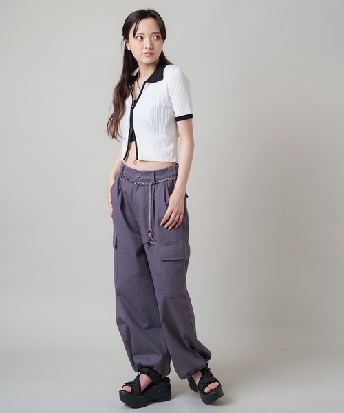 SPINNS(スピンズ)の「ランバスデザイン チェーンベルト(ベルト・レディース・シルバー・ONESIZE)」の2枚目の写真