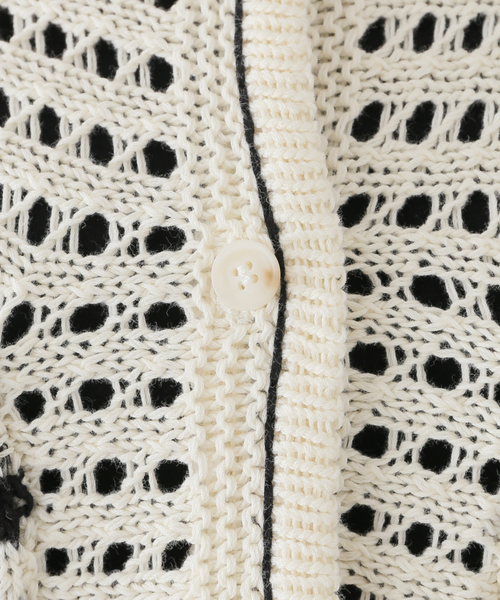 SLOBE citron.（スローブシトロン）の「SLOBE citron.クロシェシャツ（ニット/セーター・レディース・ホワイト/アイボリー・FREE）」の20枚目の写真
