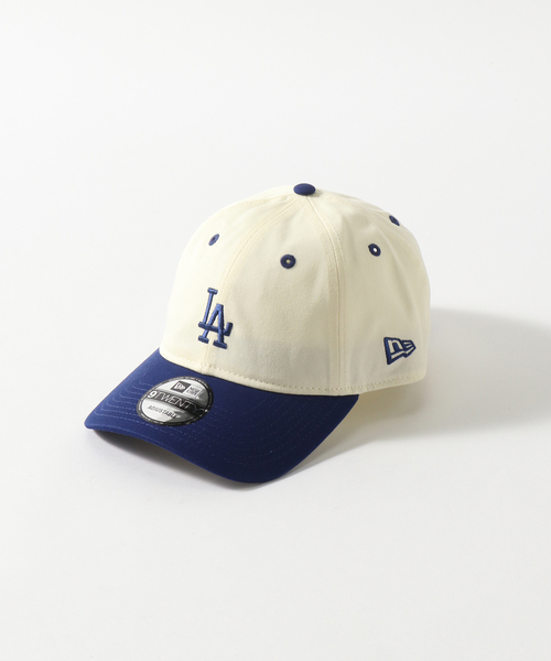 NEW ERA（ニューエラ）の「【NEW ERA / ニューエラ】9TWENTY SIDELOGO CAP（キャップ・メンズ・ベージュ/ブラウン/チャコールグレー/ブラック/ホワイト/グリーン/ホワイト系その他/ダークブルー・FREE）」の2枚目の写真
