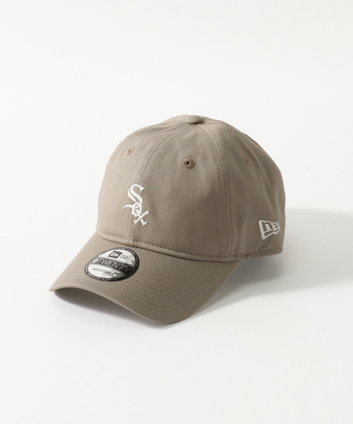 NEW ERA（ニューエラ）の「【NEW ERA / ニューエラ】9TWENTY SIDELOGO CAP（キャップ・メンズ・ベージュ/ブラウン/チャコールグレー/ブラック/ホワイト/グリーン/ホワイト系その他/ダークブルー・FREE）」の4枚目の写真